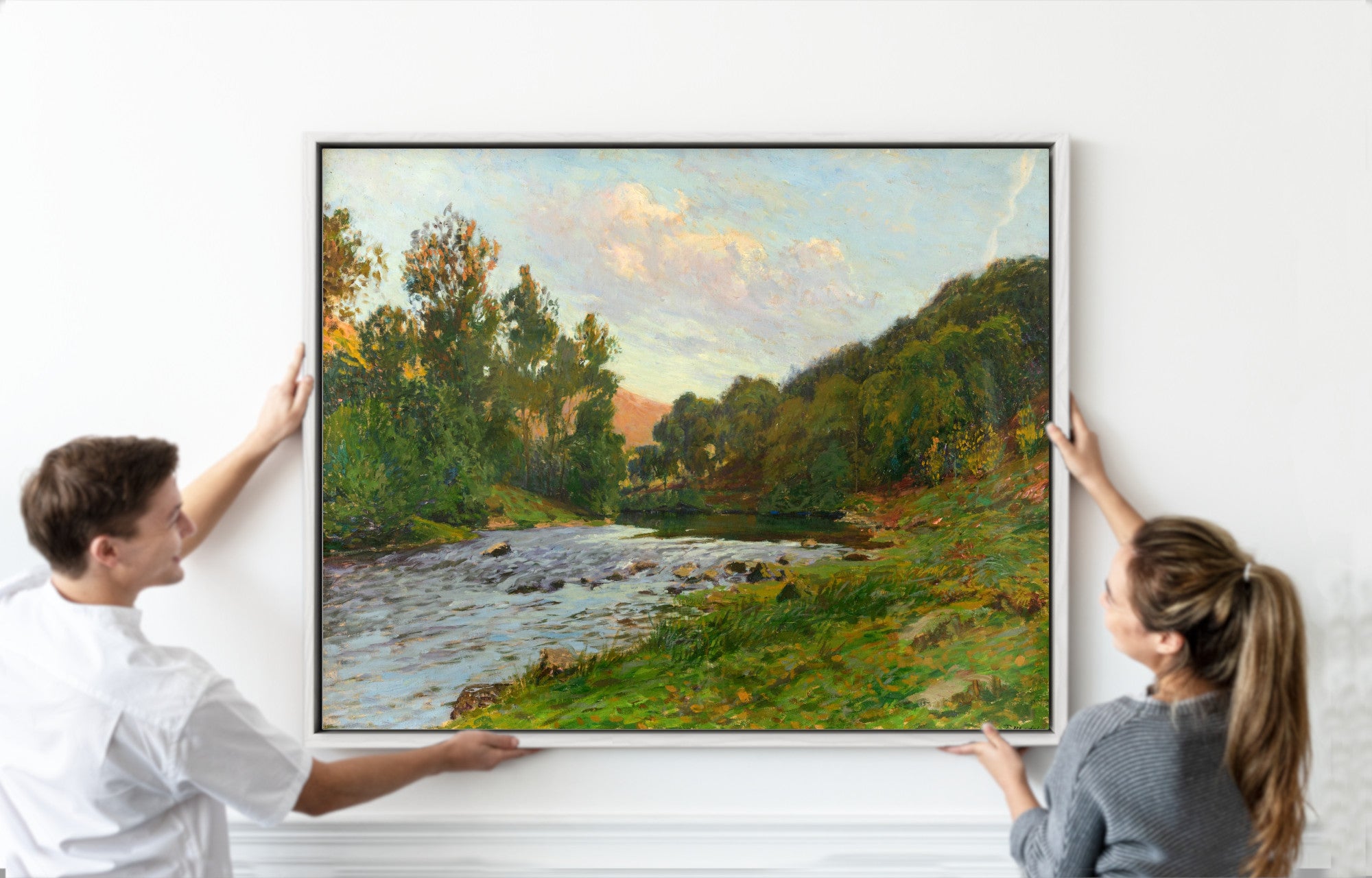 Landscape with a River Paul Madeline Print