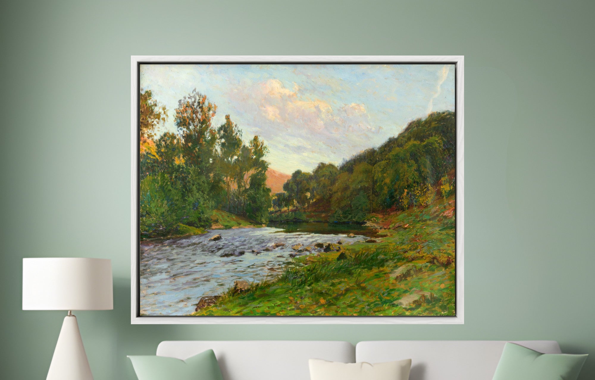 Landscape with a River Paul Madeline Print