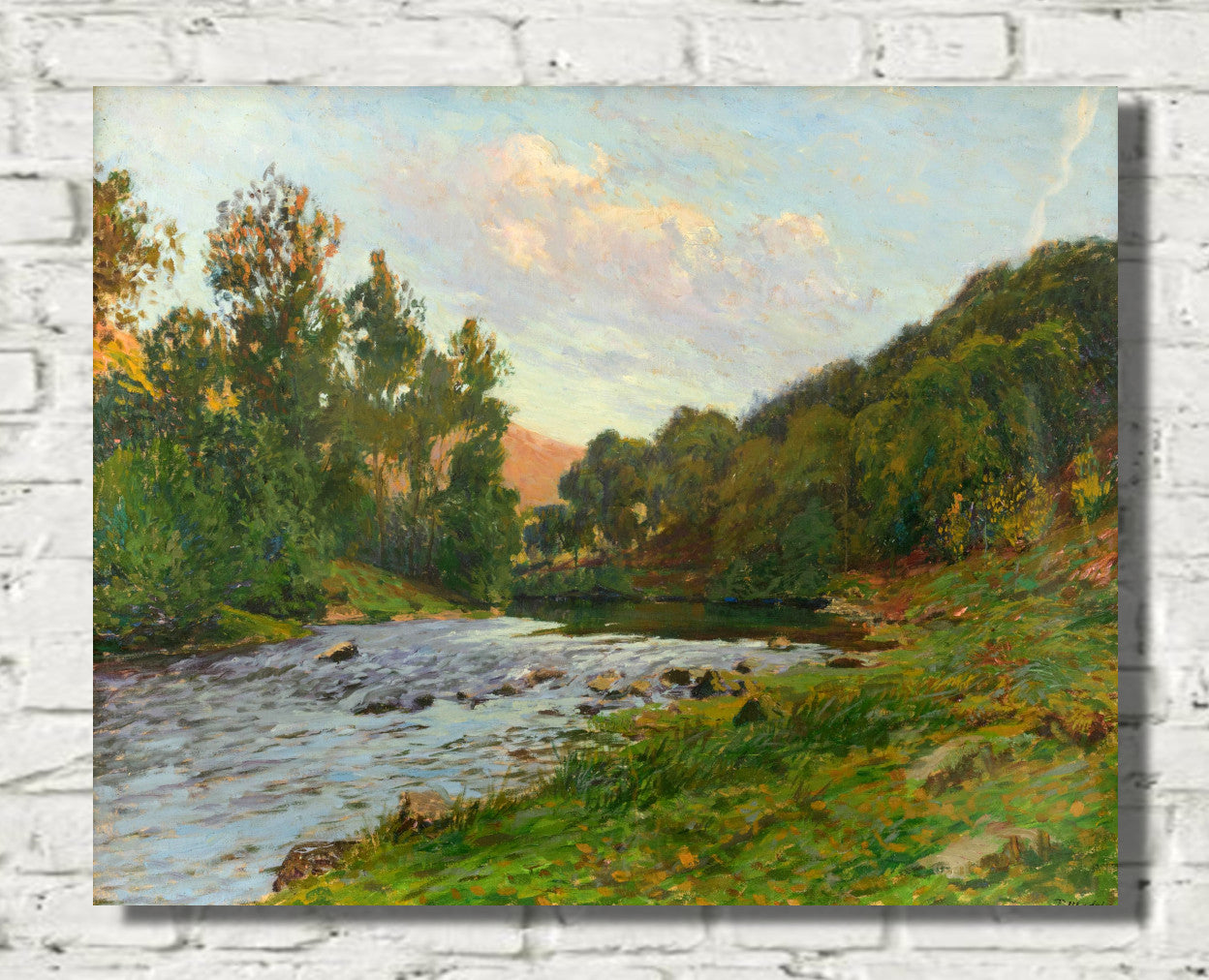 Landscape with a River Paul Madeline Print