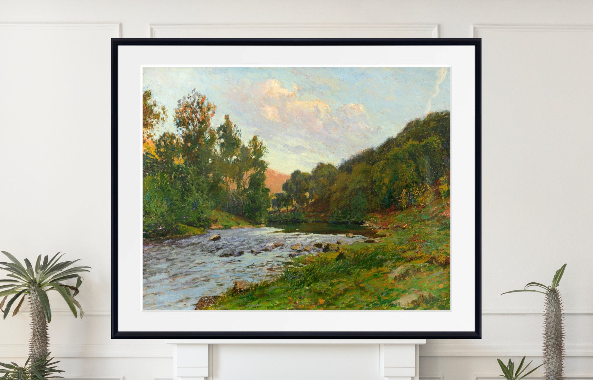 Landscape with a River Paul Madeline Print