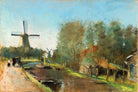 By the Canal, Holland (1913) by Lesser Ury — unframed