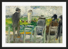 At the Races by Lesser Ury — black frame