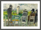 At the Races by Lesser Ury — dark grey frame