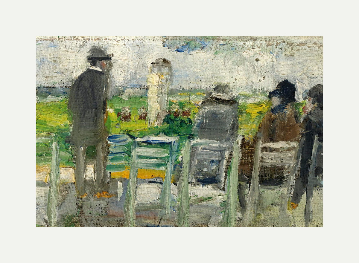 At the Races by Lesser Ury — rolled canvas