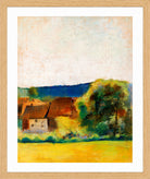 Farmhouses (1900–1910) by Lesser Ury — oak frame