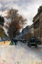 Berlin Street in Autumn, Hotel Adlon (1920) by Lesser Ury — unframed
