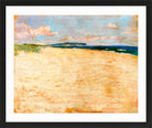 View towards the Chalk Cliffs of Rügen (1894) by Lesser Ury — black frame