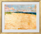 View towards the Chalk Cliffs of Rügen (1894) by Lesser Ury — gold frame