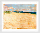 View towards the Chalk Cliffs of Rügen (1894) by Lesser Ury — white frame