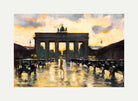 Brandenburg Gate from Pariser Platz (1928) by Lesser Ury — rolled canvas