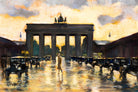 Brandenburg Gate from Pariser Platz (1928) by Lesser Ury — unframed