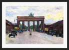 Brandenburg Gate Viewed from Pariser Platz (before 1928) by Lesser Ury — black frame
