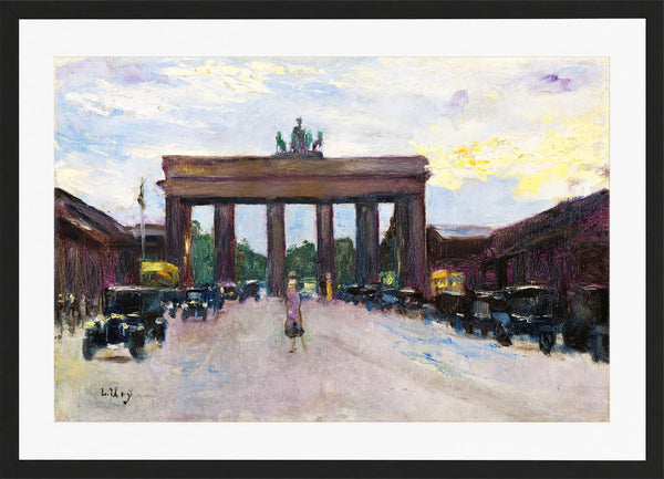 Brandenburg Gate Viewed from Pariser Platz (before 1928) — Lesser Ury Print