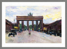 Brandenburg Gate Viewed from Pariser Platz (before 1928) by Lesser Ury — light grey frame