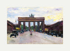 Brandenburg Gate Viewed from Pariser Platz (before 1928) by Lesser Ury — rolled canvas