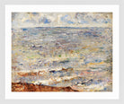 The Sea (1889) by Lesser Ury — white frame