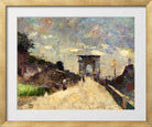 The Arch of Titus, Rome (1890) by Lesser Ury — gold frame