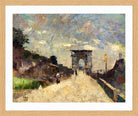 The Arch of Titus, Rome (1890) by Lesser Ury — oak frame