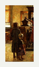 Flemish Tavern (1884) by Lesser Ury — rolled canvas