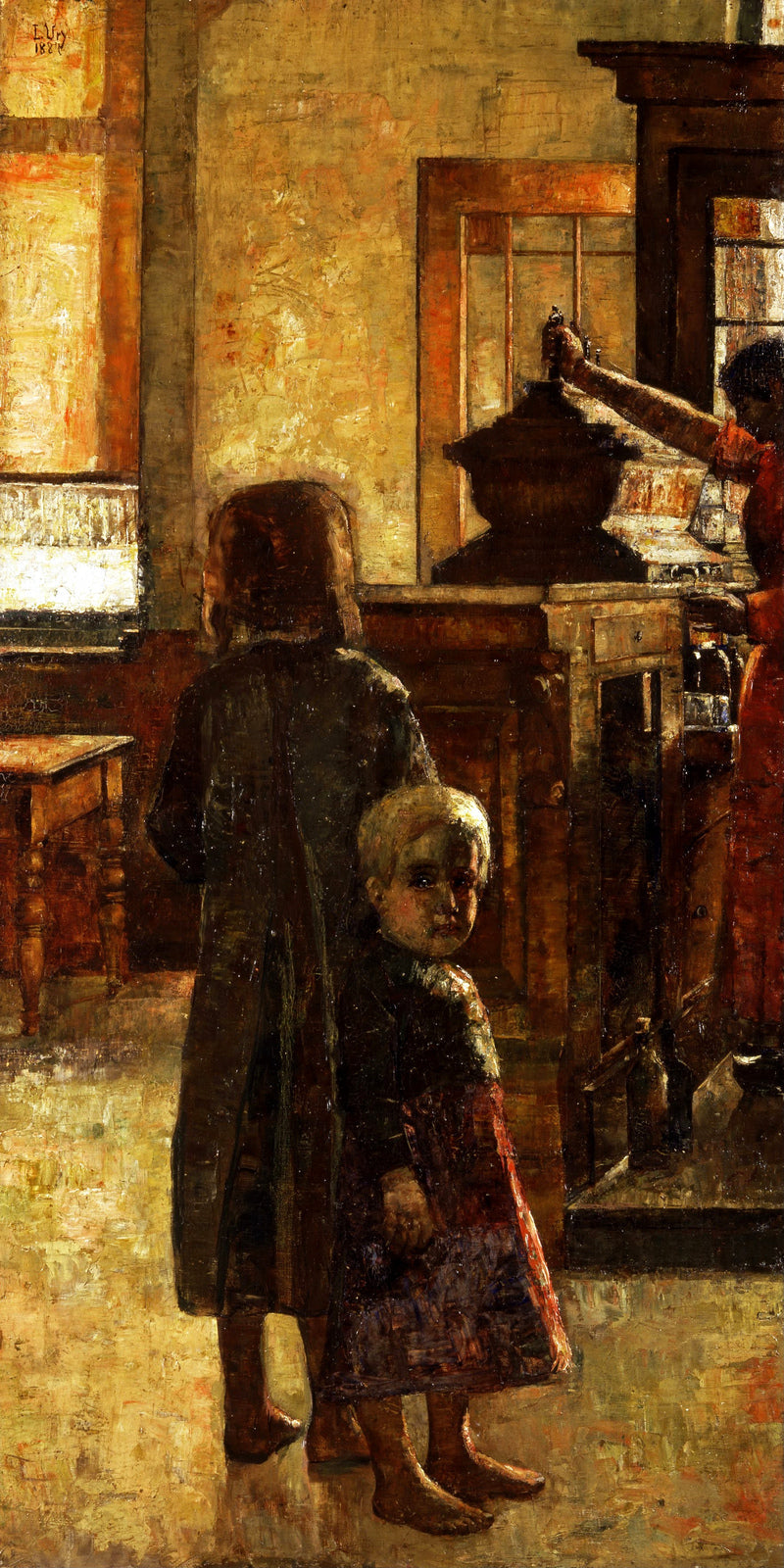 Flemish Tavern (1884) by Lesser Ury — unframed