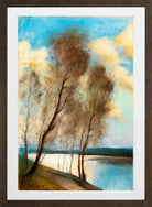 Spring (1903) by Lesser Ury — brown frame