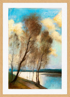 Spring (1903) by Lesser Ury — oak frame