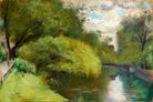 Footbridge on the Landwehr Canal, Berlin (1920s) by Lesser Ury — unframed