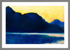 Lake Garda (1890) by Lesser Ury — light grey frame