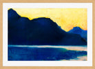 Lake Garda (1890) by Lesser Ury — oak frame