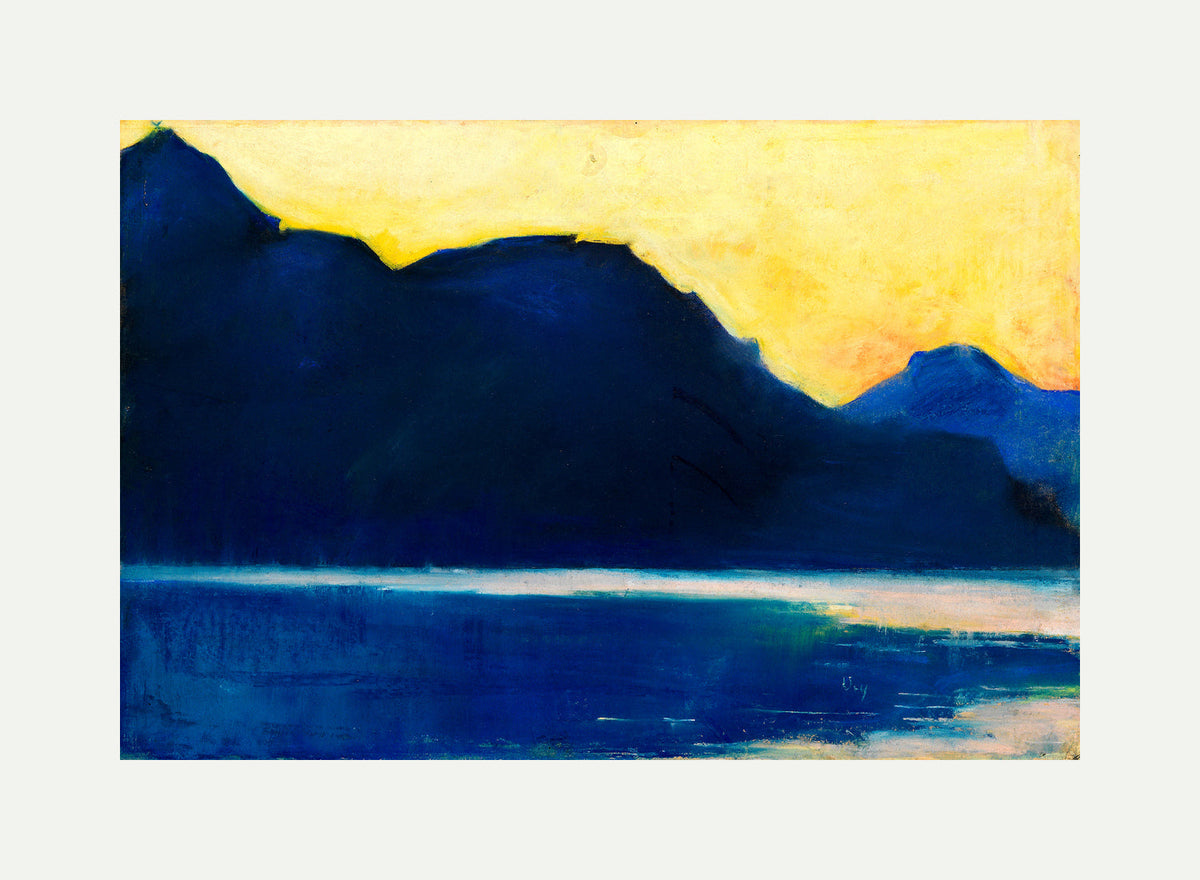 Lake Garda (1890) by Lesser Ury — rolled canvas