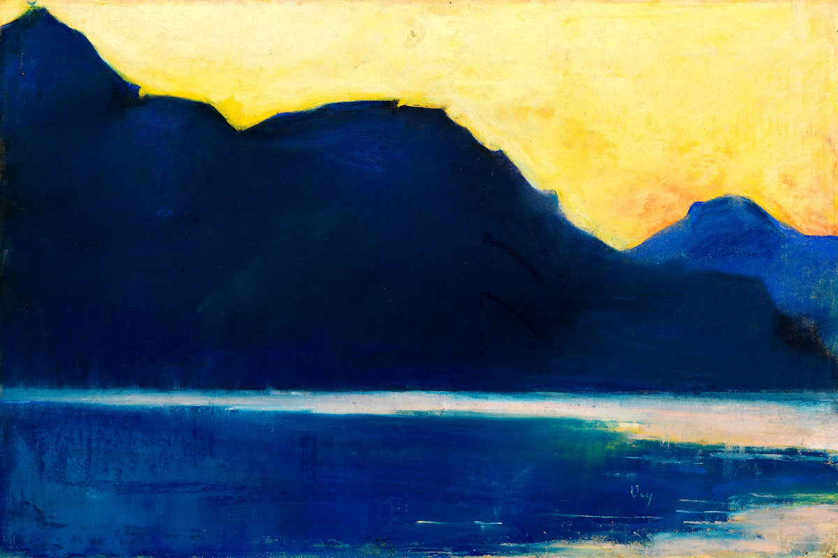 Lake Garda (1890) by Lesser Ury — unframed
