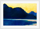 Lake Garda (1890) by Lesser Ury — white frame