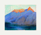 Lake Garda with a View of Monte Baldo (1890) by Lesser Ury — rolled canvas