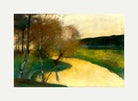 Autumn Stream in Evening Light, Thuringia (c. 1900–1910) by Lesser Ury — rolled canvas