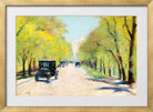 Hofjägerallee in the Berlin Tiergarten (1920s) by Lesser Ury — gold frame