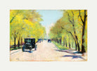 Hofjägerallee in the Berlin Tiergarten (1920s) by Lesser Ury — rolled canvas