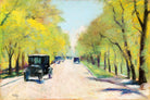 Hofjägerallee in the Berlin Tiergarten (1920s) by Lesser Ury — unframed