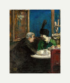 In Café Victoria, Berlin (1904) by Lesser Ury — rolled canvas