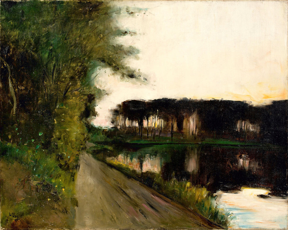 Lake in Brandenburg (c. 1905–1910) by Lesser Ury — unframed