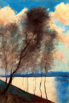 A View in the Grunewald (c. 1900) by Lesser Ury — unframed