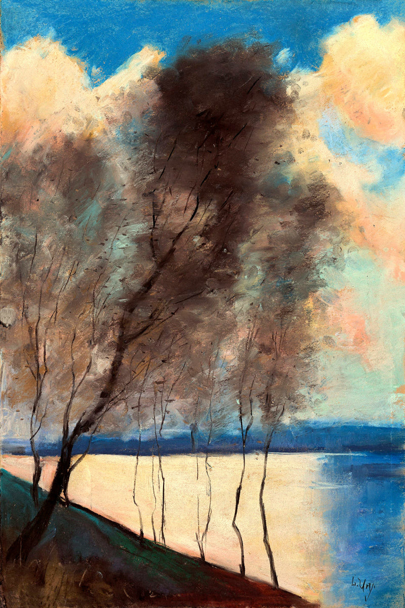 A View in the Grunewald (c. 1900) by Lesser Ury — unframed