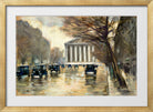 La Madeleine, Paris (1928) by Lesser Ury — gold frame
