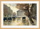 La Madeleine, Paris (1928) by Lesser Ury — oak frame