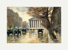 La Madeleine, Paris (1928) by Lesser Ury — rolled canvas
