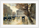 La Madeleine, Paris (1928) by Lesser Ury — white frame