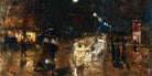 Rainy Street by Lesser Ury — unframed