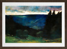 Rainy Atmosphere (before 1903) by Lesser Ury — brown frame
