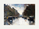 Street in the Tiergarten (1920) by Lesser Ury — rolled canvas