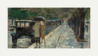 Bellevuestrasse in the Berlin Tiergarten by Lesser Ury — rolled canvas