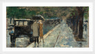 Bellevuestrasse in the Berlin Tiergarten by Lesser Ury — white frame